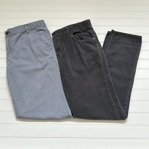 The Children's Place Other - Children's Place Gray Chino & Corduroy Pants Boys 14H